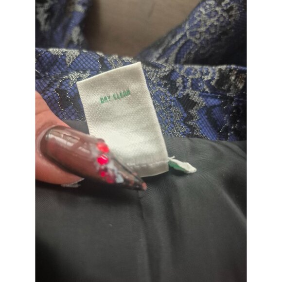 Laura Ashley Floral Brocade Jacket Womens Size M - Picture 4 of 7